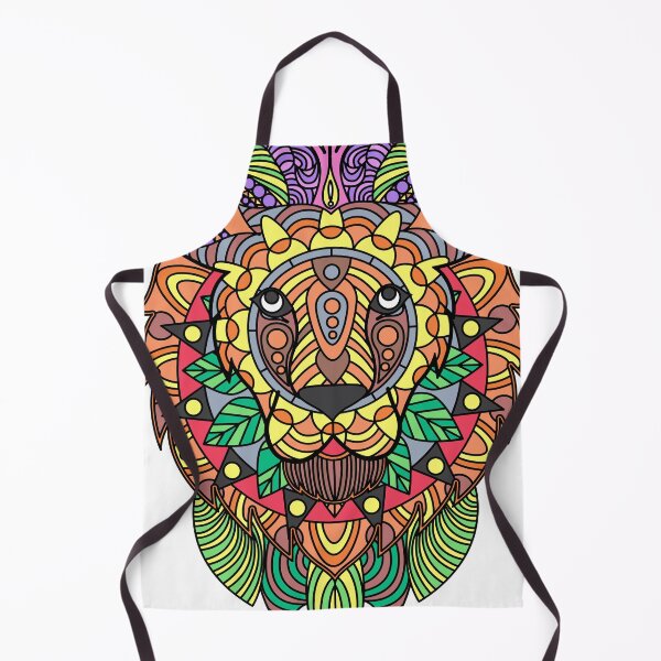 Item preview, Colorful mandala lion designed and sold by THE MNM.