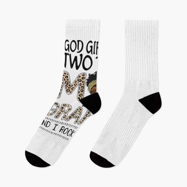 Item preview, God Gifted Me Two Titles Mom And Grandma And I Rock Them Both designed and sold by Norwood Legros.