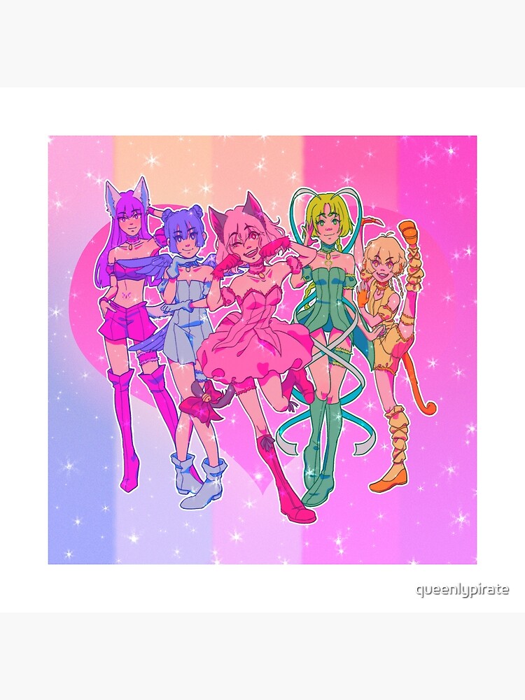 Mew Ichigo from the anime Tokyo Mew Mew New original artwork Art Board  Print for Sale by EryaMoon