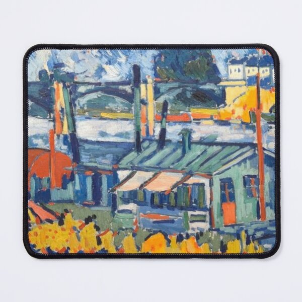 Item preview, Châtou Bridge, 1906, by Maurice de Vlamnick (original version) designed and sold by CristalleLisa.
