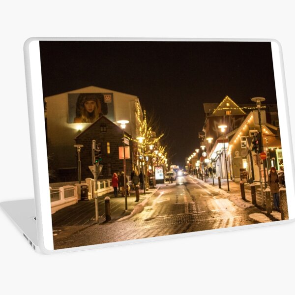 Downtown Reykjavik Laptop Skin