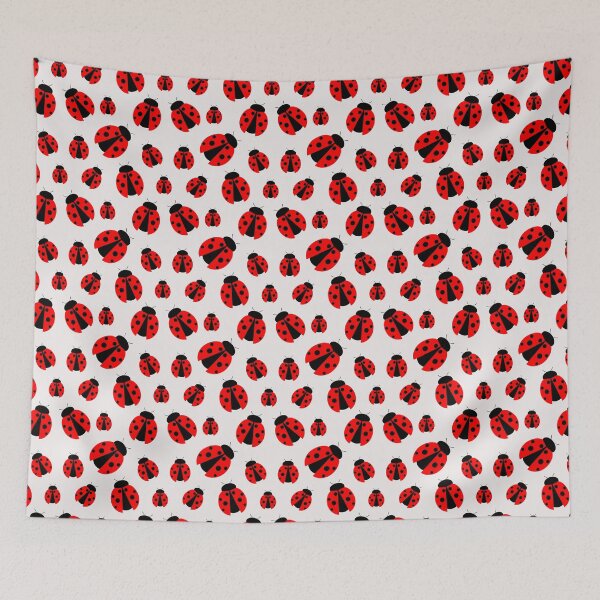 Item preview, Seamless vector pattern with ladybugs designed and sold by HauckClothing.