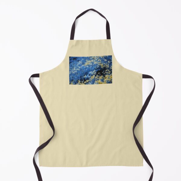 Item preview, Falling Flower Petals Blue Yellow and Black Abstract designed and sold by JariHawk.