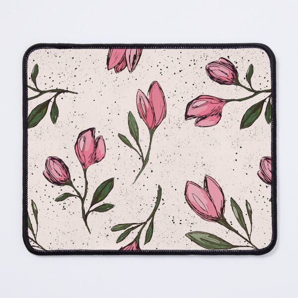 Item preview, Sketchy Flowers with paint splashes designed and sold by Lena Pfitzner.