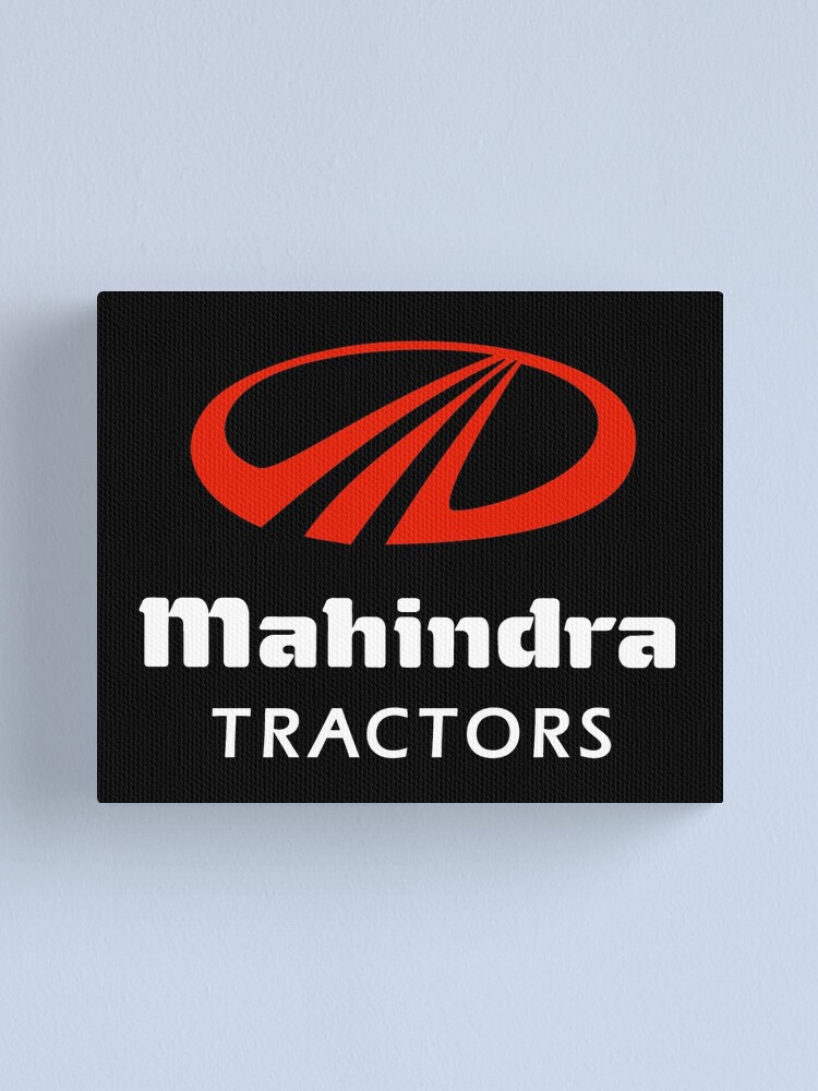 "TRACTOR "MAHINDRA TRACTORS" LOGO" Canvas Print for Sale by