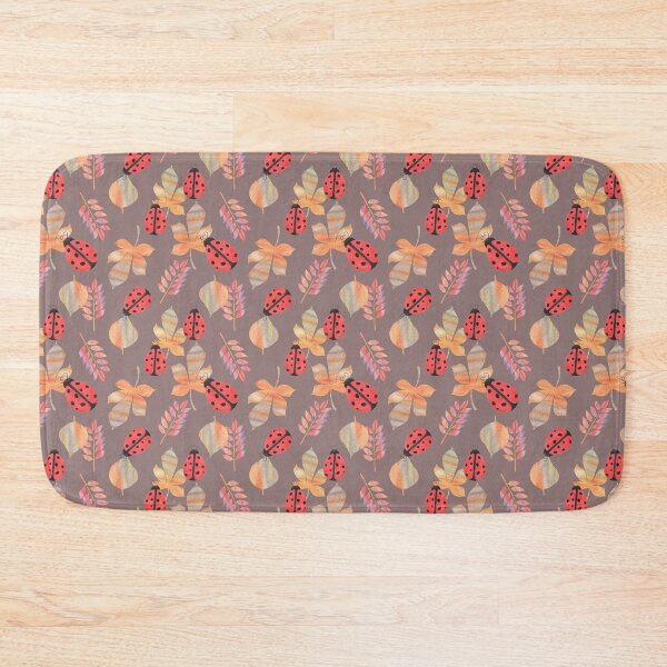 Item preview, Watercolor seamless ladybugs designed and sold by HauckClothing.