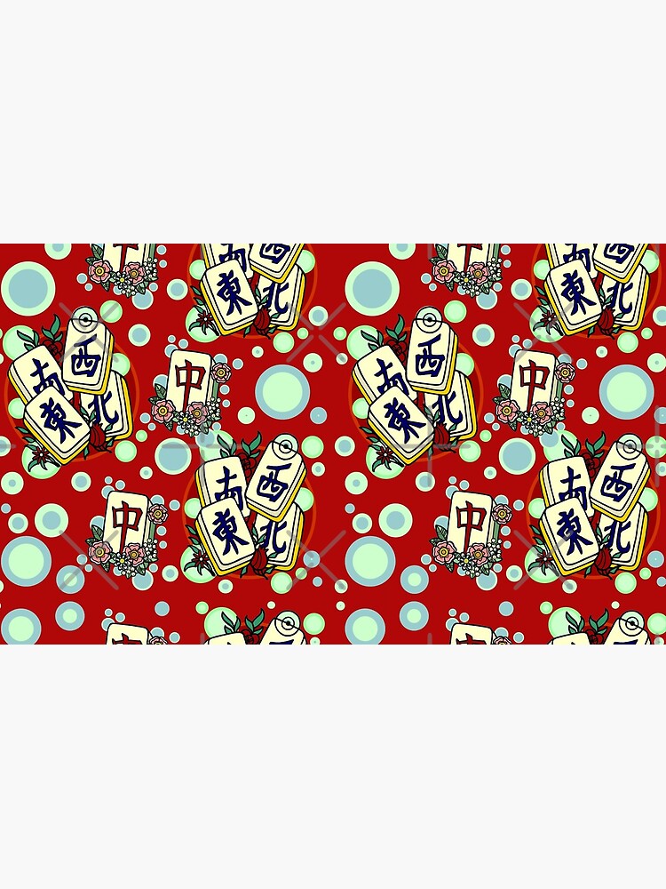 Thumbnail 4 of 4, Coffee Mug, mah jongg pattern designed and sold by sandpiperstudio.