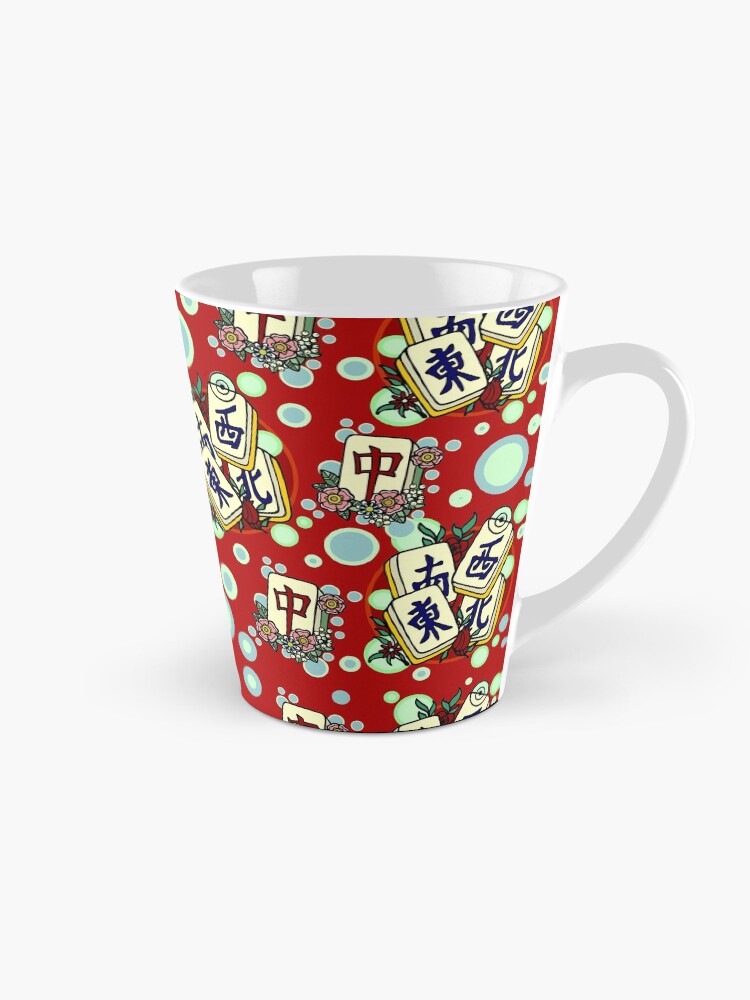 Thumbnail 1 of 4, Coffee Mug, mah jongg pattern designed and sold by sandpiperstudio.