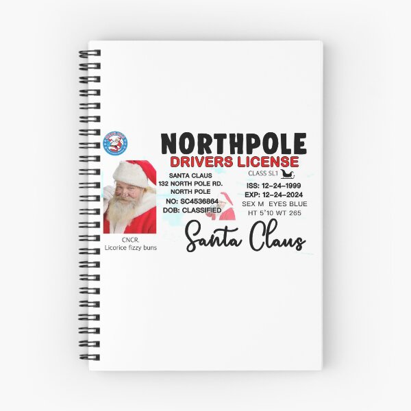 Item preview, SANTA CLAUS DRIVER LICENSE  designed and sold by DiscoVibes.