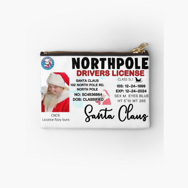Item preview, SANTA CLAUS DRIVER LICENSE  designed and sold by DiscoVibes.
