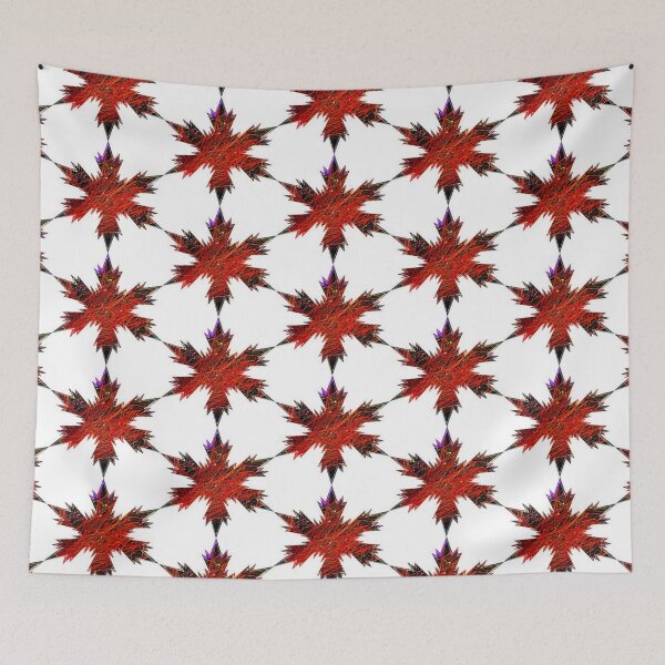 Item preview, Celebration Snowflakes  Red- Black Star by Iritof designed and sold by iritof.