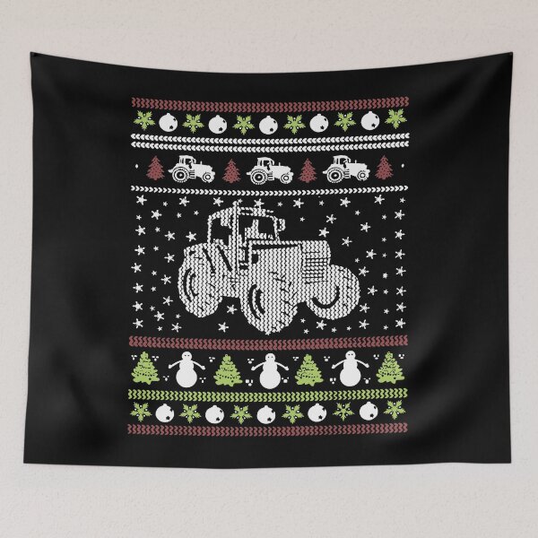 Item preview, Tractor Ugly Christmas Sweater truck designed and sold by TheCarrier.