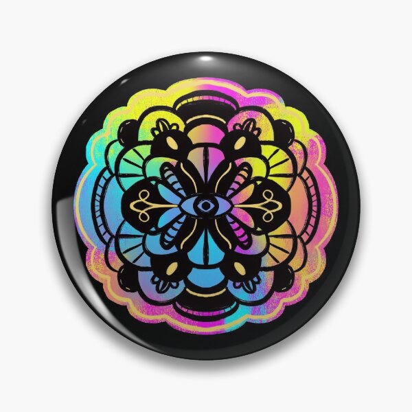Item preview, Rainbow messy mandala — bright colors hobo designed and sold by thephoenixsoul.