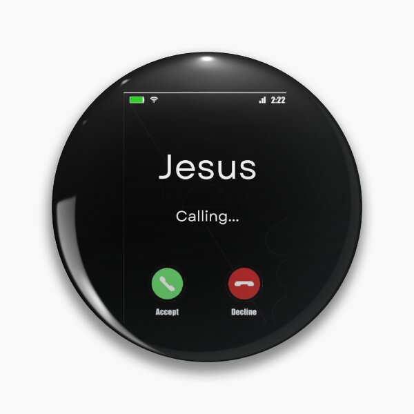 Item preview, Jesus Is Calling - Christian - Accept or Decline designed and sold by DKA-2ndBoy.