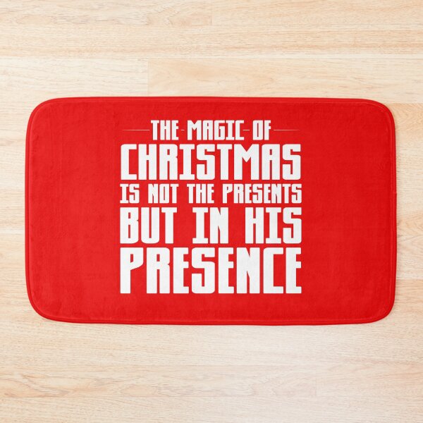 Item preview, The Magic of Christmas is not the Presents but in His Presence designed and sold by Capiral Bucketlist.