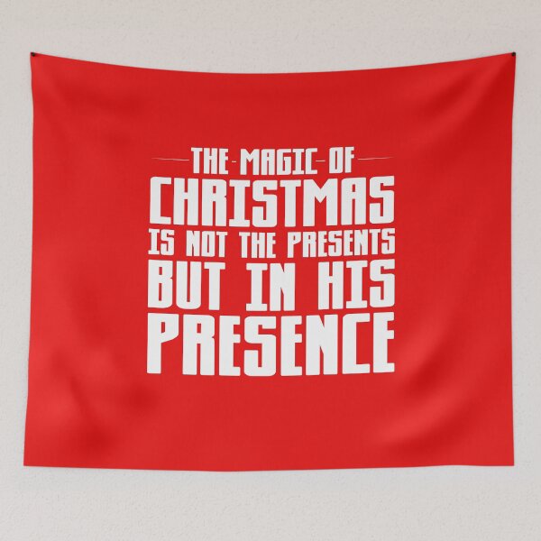 Item preview, The Magic of Christmas is not the Presents but in His Presence designed and sold by Capiral Bucketlist.