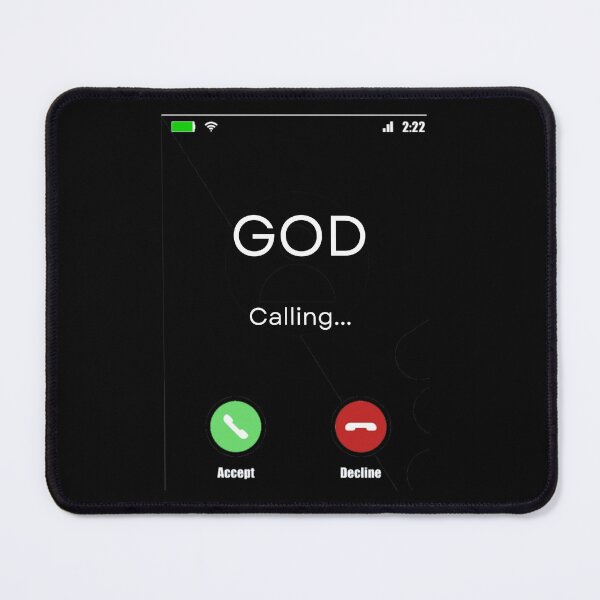 Item preview, God Is Calling - Christian - Accept or Decline designed and sold by DKA-2ndBoy.