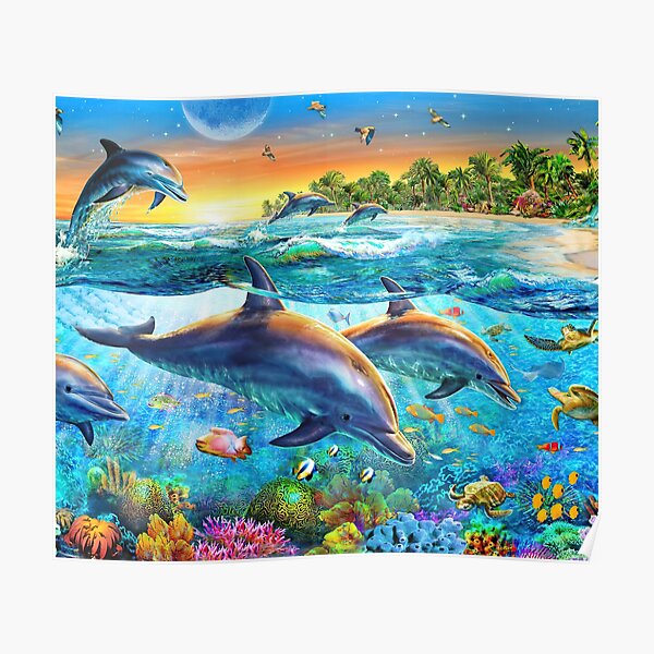 Dolphin Shirt | Dolphin Lover Shirt | Dolphin Gift | Dolphin T-shirt |  Gifts for Dolphin Lovers | Retro Vintage | Sea Mammal | Animal Lovers