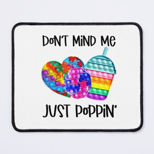 Item preview, DON'T MIND ME JUST POPPIN' STICKER designed and sold by DiscoVibes.