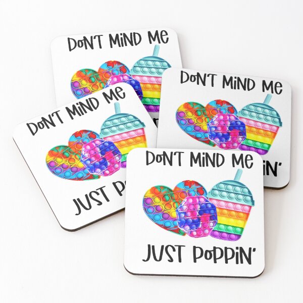 Item preview, DON'T MIND ME JUST POPPIN' STICKER designed and sold by DiscoVibes.