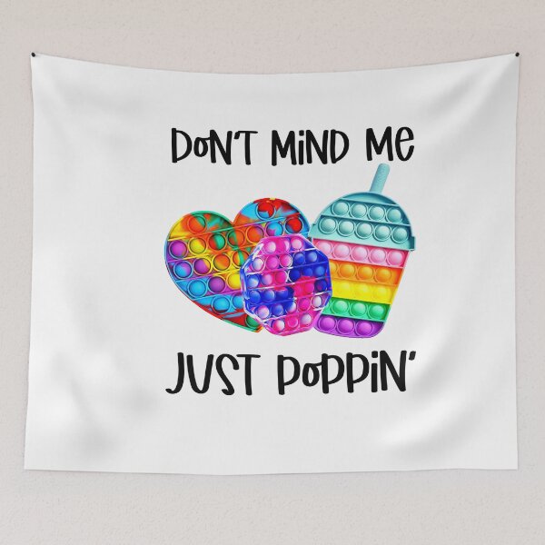 Item preview, DON'T MIND ME JUST POPPIN' STICKER designed and sold by DiscoVibes.