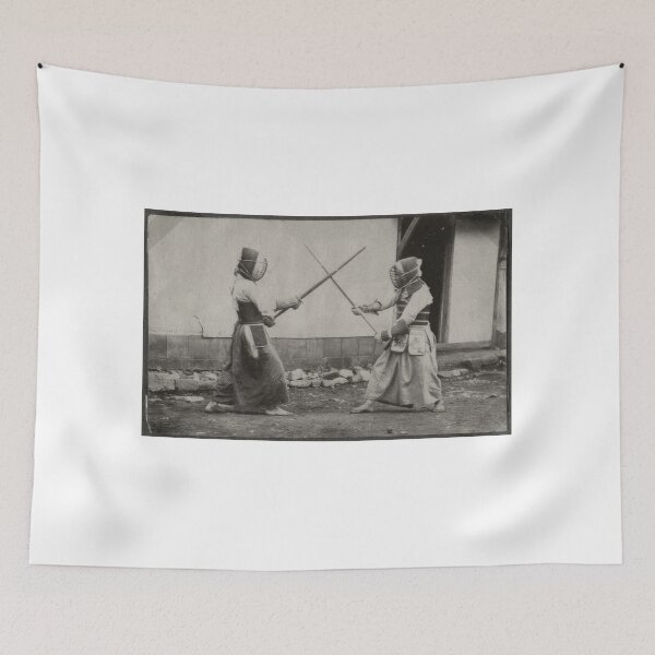 Aperçu de l'œuvre Exercice d'escrime d'art japonais créée et vendue par DiazTv.