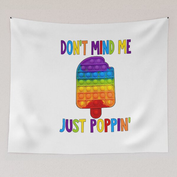 Item preview,  DON'T MIND ME JUST POPPIN' STICKER designed and sold by DiscoVibes.