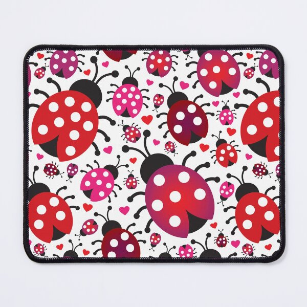 Item preview, Seamless cute ladybug hearts retro designed and sold by FlossieShop96.