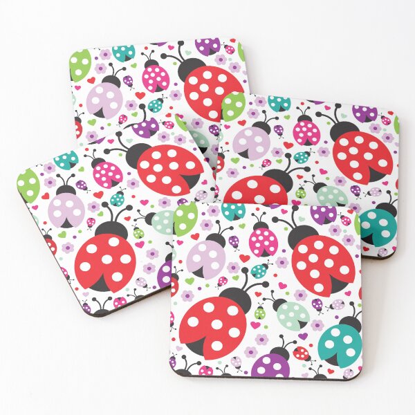 Item preview, Seamless kids ladybug dot designed and sold by FlossieShop96.
