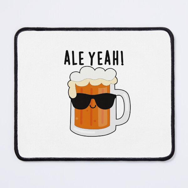 Item preview, Ale Yeah Funny Beer Puns  designed and sold by punnybone.