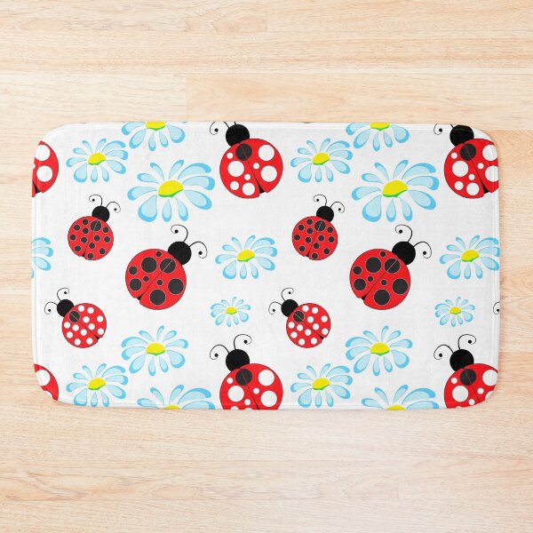 Item preview, Seamless pattern with ladybugs designed and sold by FlossieShop96.