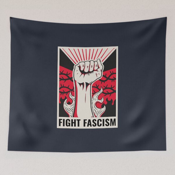 Item preview, Fight Fascism, Anti-Fascist Poster designed and sold by AntiFascistPOD.