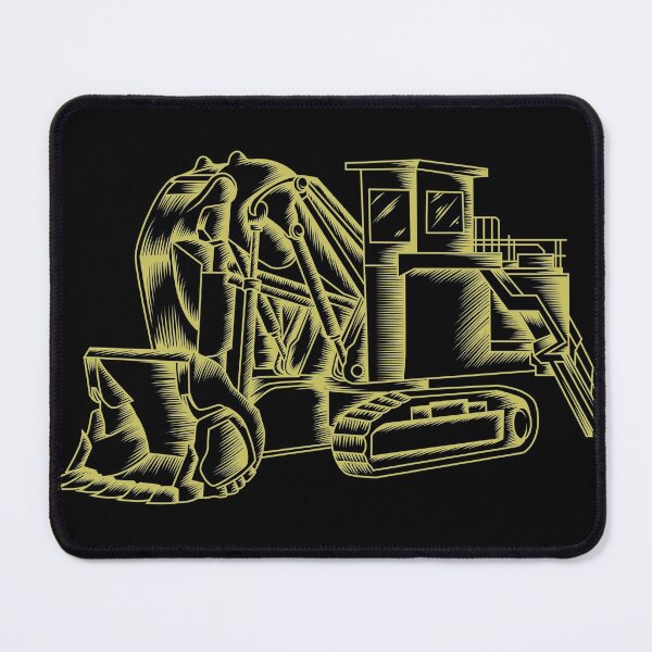 Item preview, Excavator Shovel Abstract designed and sold by damnoverload.