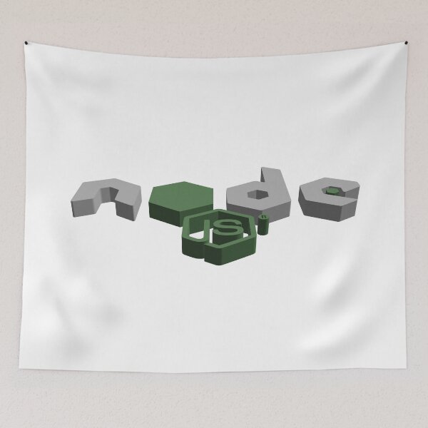 Item preview, Node JS logo designed and sold by skoolsarecool.