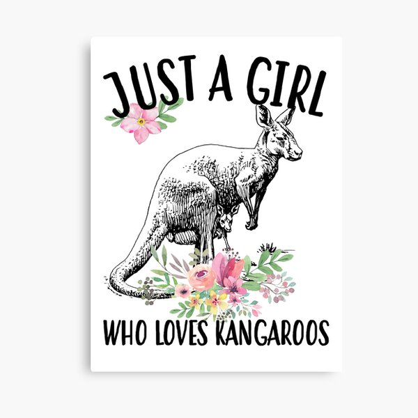 Item preview, Kangaroo And Flowers Drawing designed and sold by FlossieShop96.