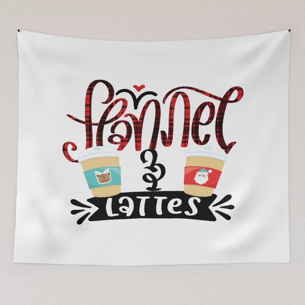 Item preview, Flannel and Lattes designed and sold by PirateAvocado.