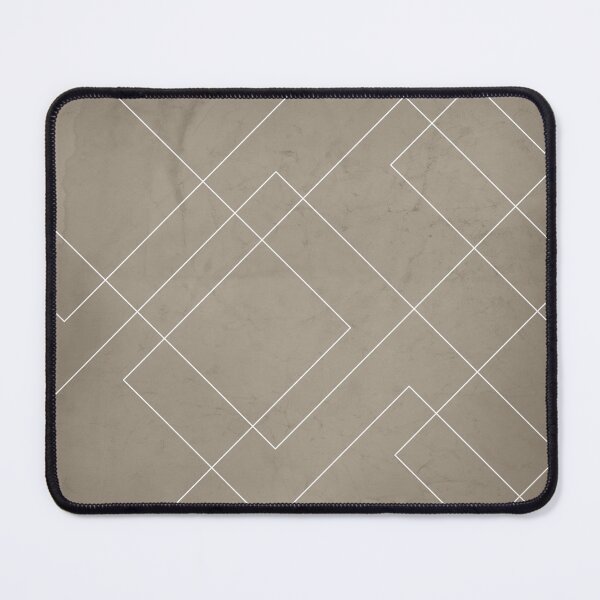 Item preview, Overlapping Diamond Lines on Taupe designed and sold by simplydesignart.