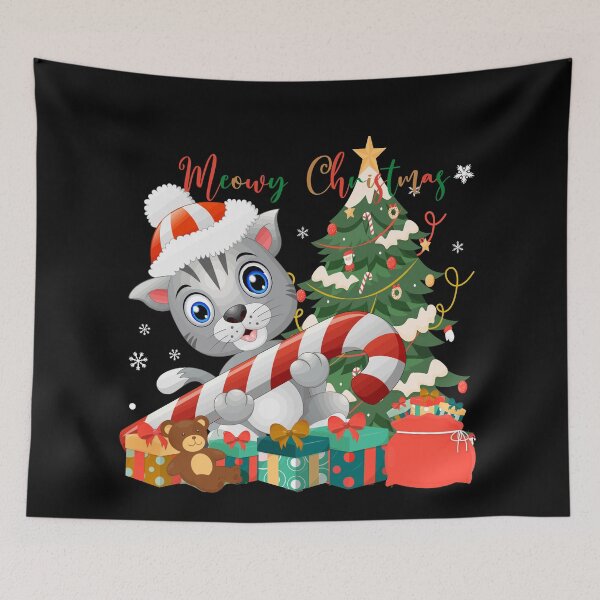 Item preview, Meowy Christmas designed and sold by Wheeler-Styl3.
