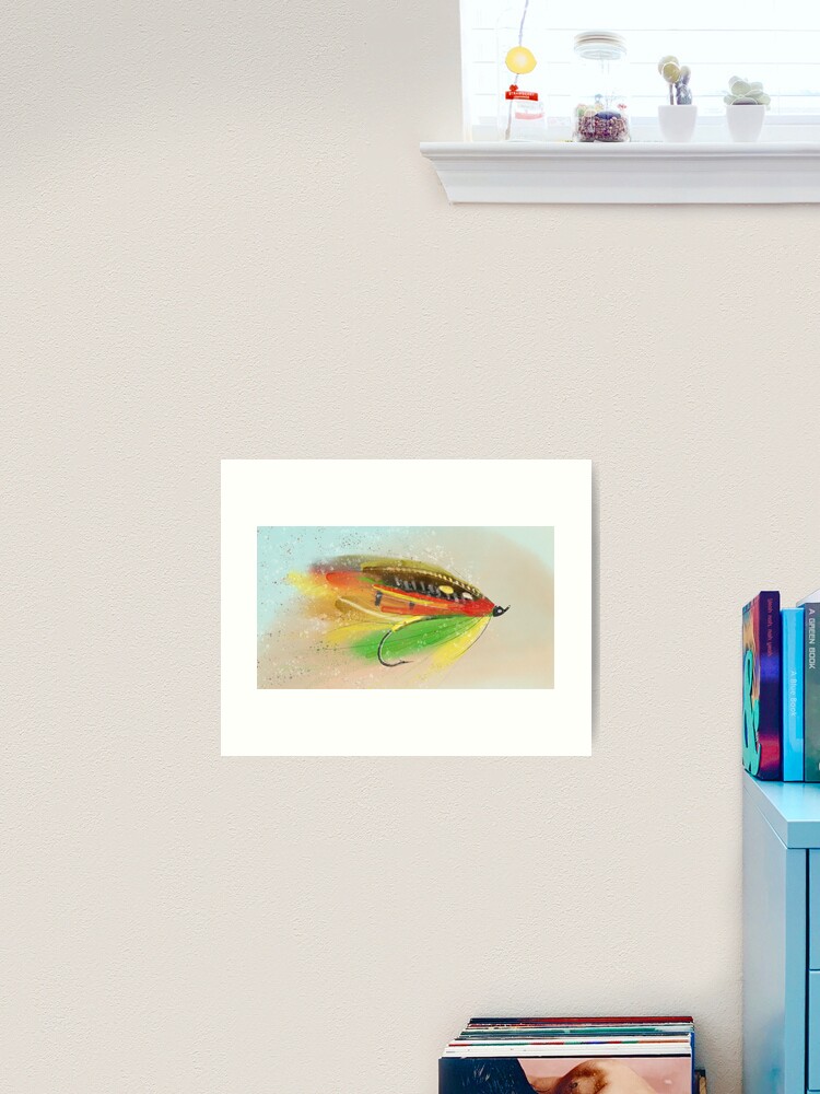 Salmon Fly Watercolor Art Print for Sale by hermitenvy