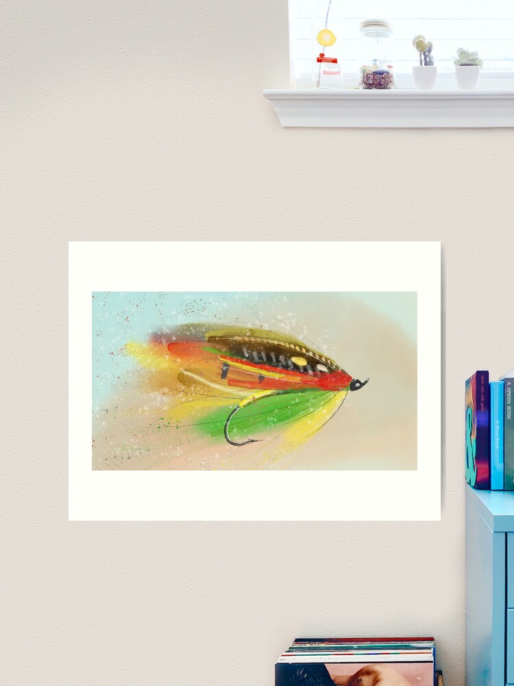 Salmon Fly Watercolor | Art Print