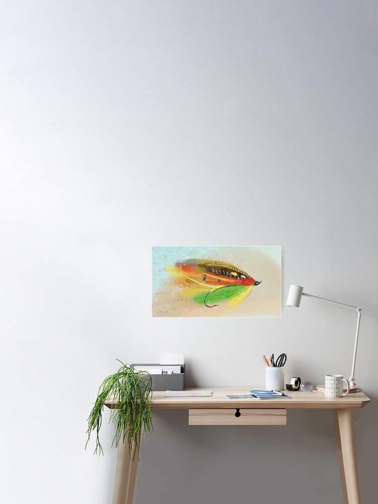 Salmon Fly Watercolor | Poster