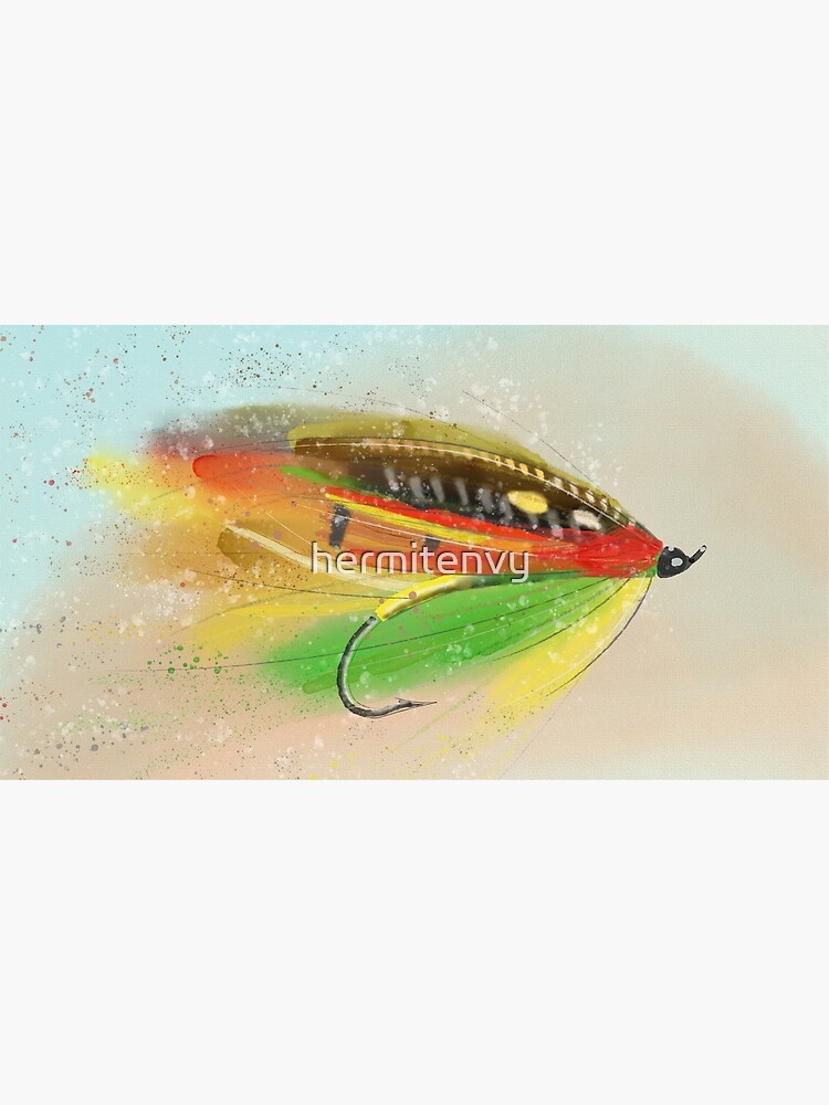 Salmon Fly Watercolor Poster for Sale by hermitenvy