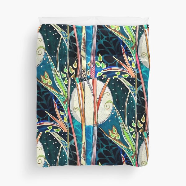 I see the moon Duvet Cover