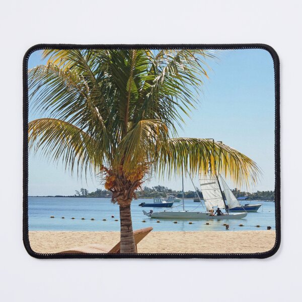 Artikelvorschau, palm tree on the beach entworfen und verkauft von rajeshbac.