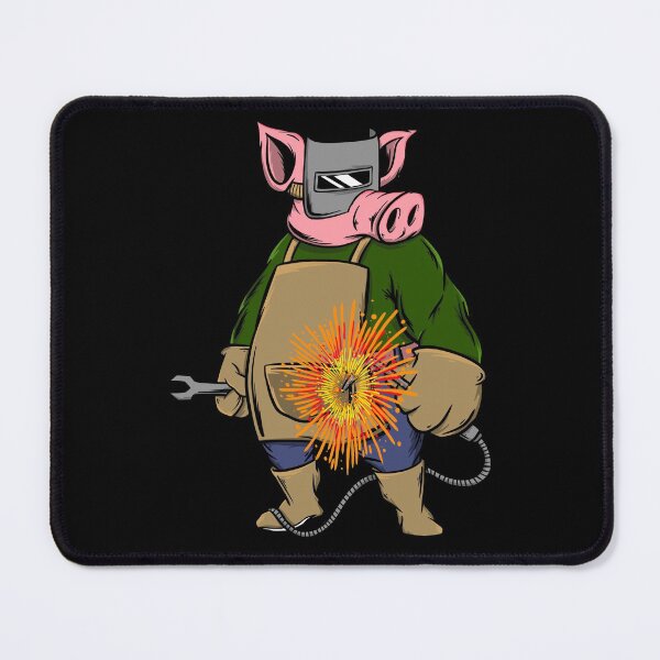 Item preview, Funny Welder Pig designed and sold by damnoverload.