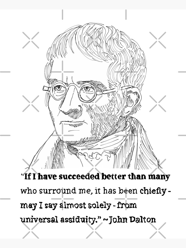 "John Dalton quotes" Poster for Sale by KennyLucky Redbubble