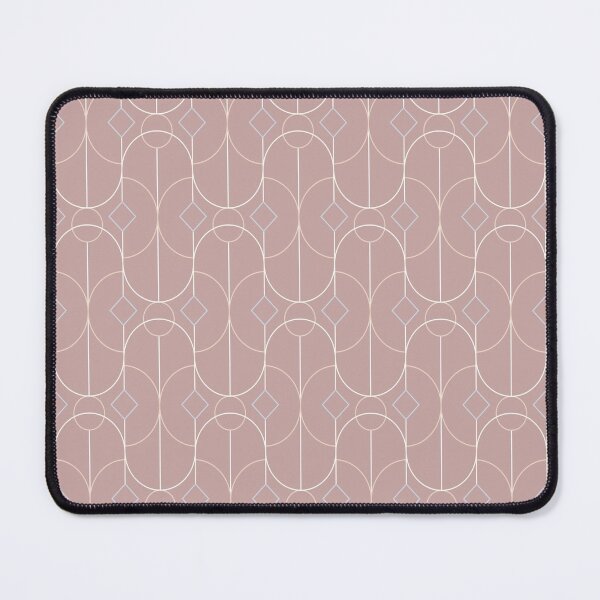 Item preview, Contemporary Bowed Symmetry in Shell Pink designed and sold by simplydesignart.