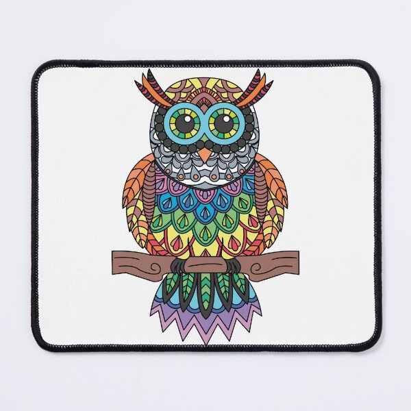 Item preview, Colorful mandala owl designed and sold by THE MNM.