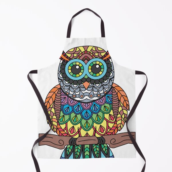 Item preview, Colorful mandala owl designed and sold by THE MNM.