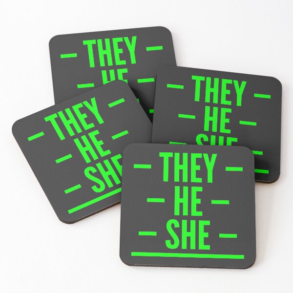 Item preview, They/He/She Pronouns designed and sold by Vira Magnus Layton.